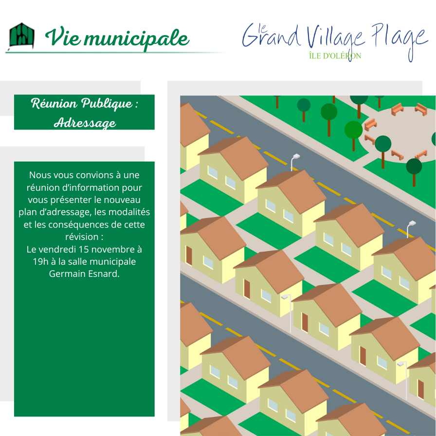 Image : Réunion Publique - Adressage