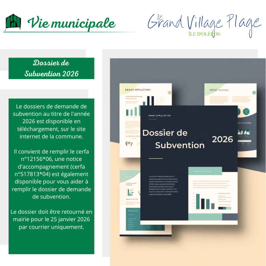 Image : Dossier de subvention 2025