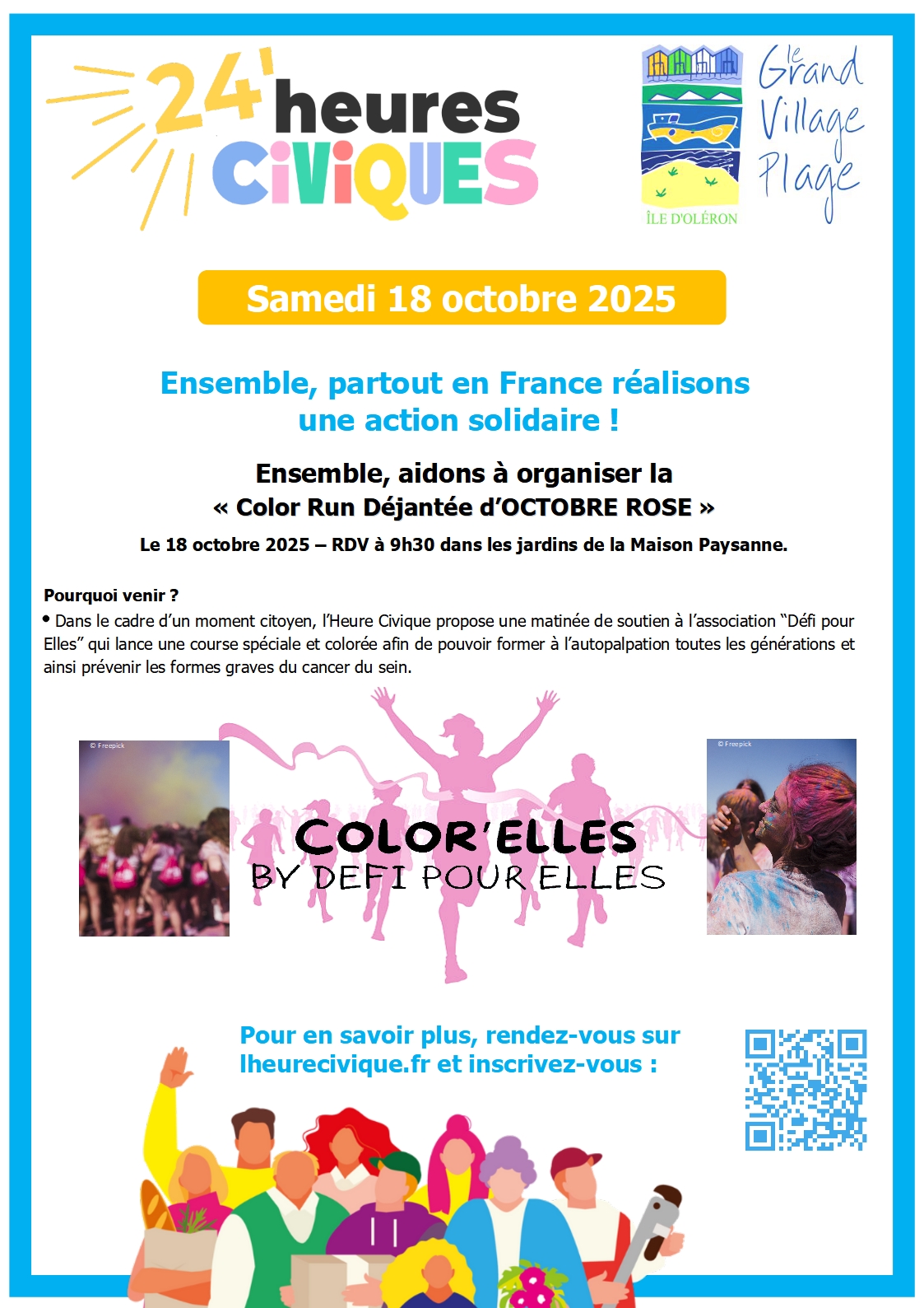 Affiche : 24' Heures Civiques