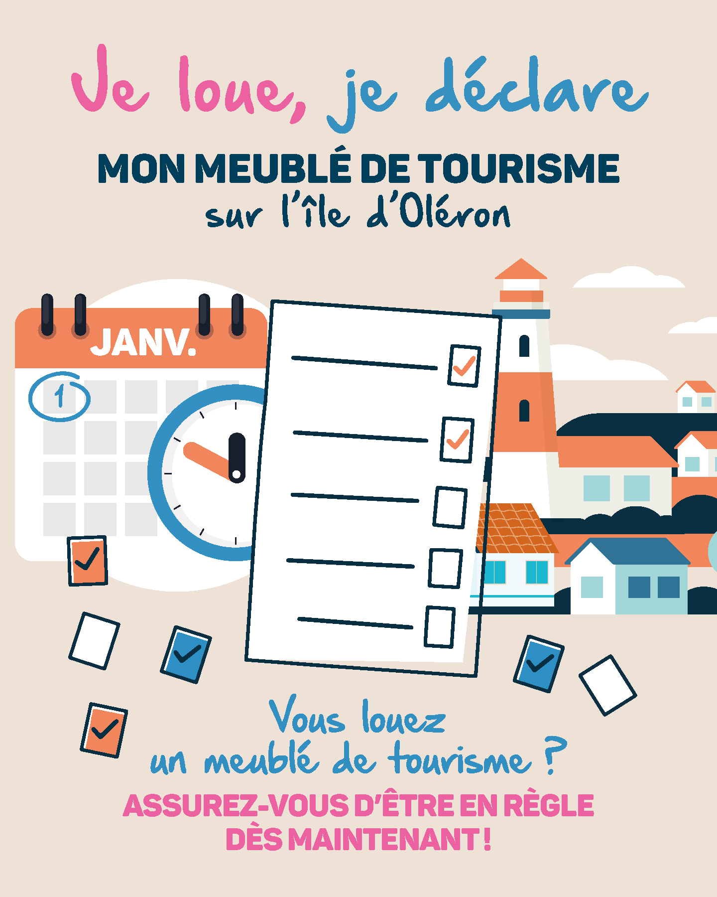 Affiche 2 : Meublés de tourisme