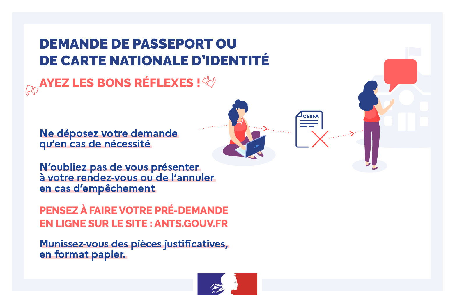 Image : Demandes de passeport et de carte nationale d'identité