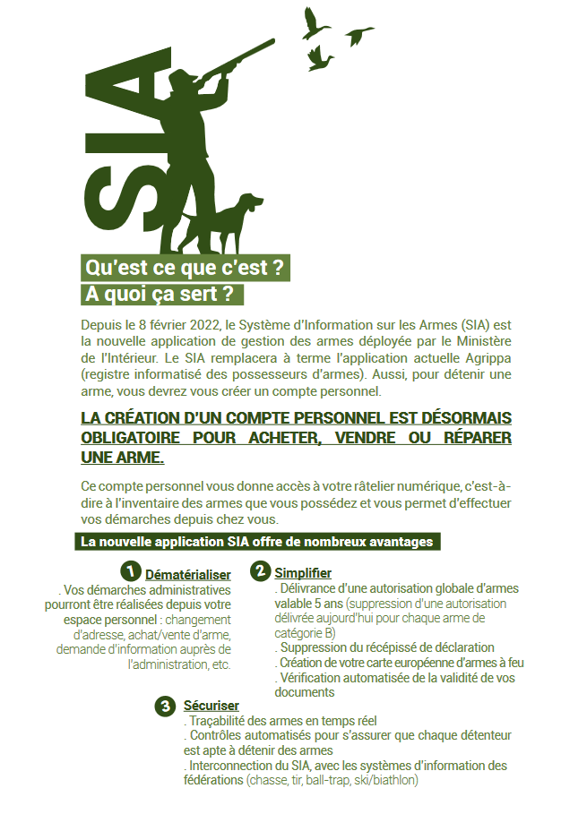 Flyer : Système d'Information sur les Armes page 2